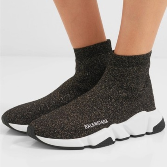 balenciaga speed trainer lurex